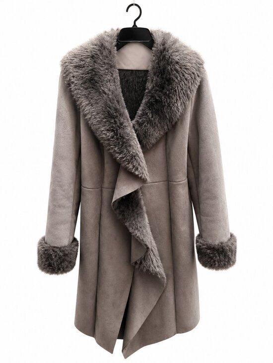 Midnight Velvet Jackets & Blazers - Midnight Velvet| Shearling Coat